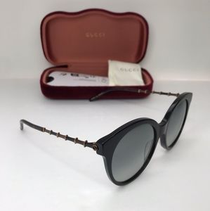 💯 Original  GG0653SZ 001 Gucci Round Gradient Best Sunglasses